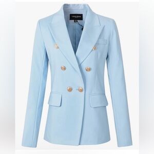 VIEMA MODA Double Breasted Military Style Blazer Size 16 New